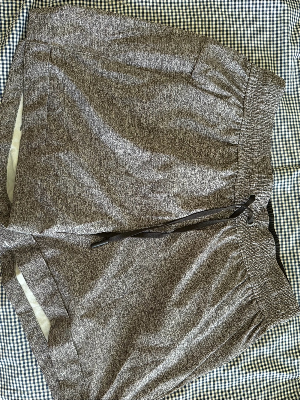 lululemon athletica gray marled athletic shorts